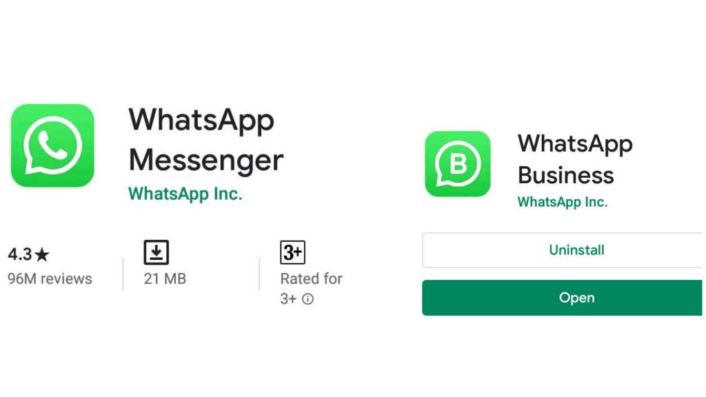 Two whatsapp icons