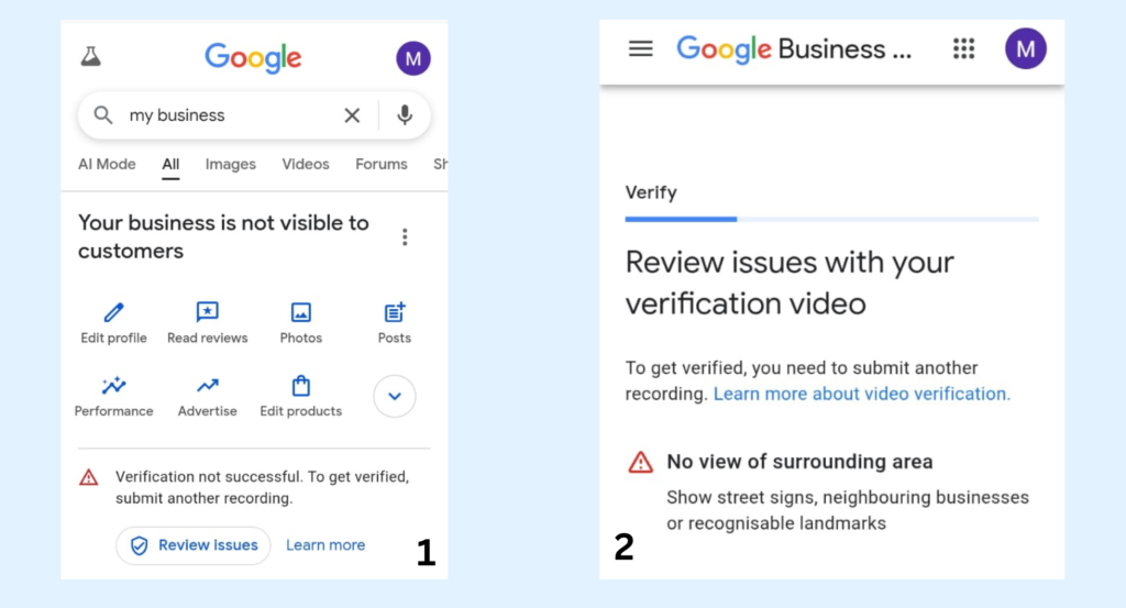 Google business profile